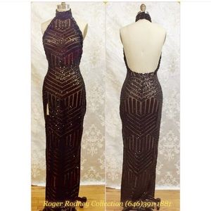 High Neck Backless Dress